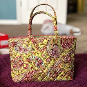Vera Bradley small purse in green paisley